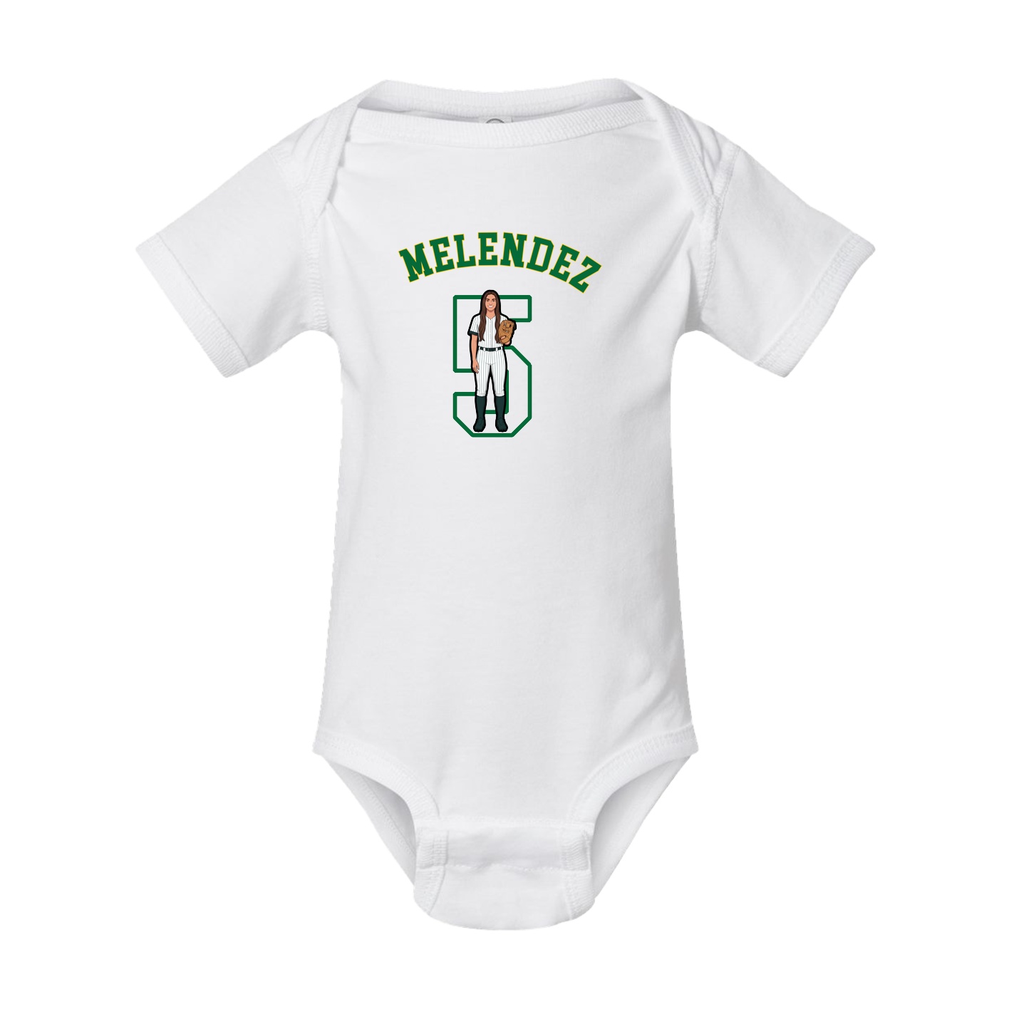 Baby Onesie — Shirsey Arch in White