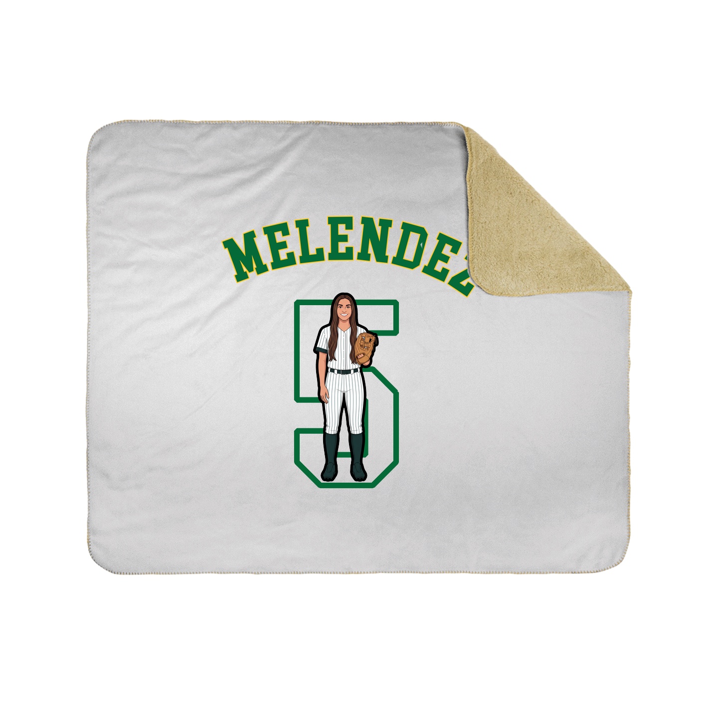 Throw Blanket — Shirsey Arch in White