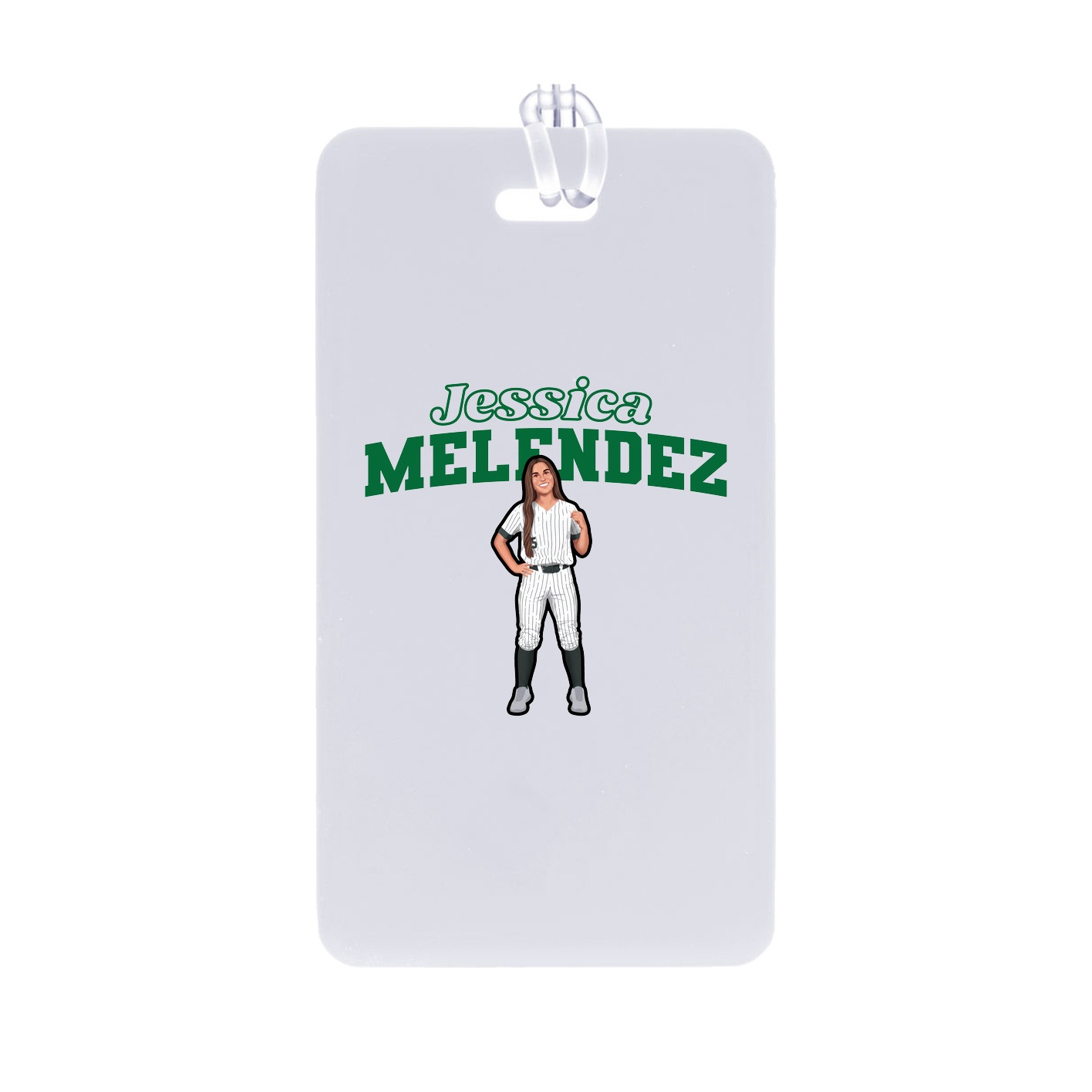 Bag Tag — Name Arch in Classic