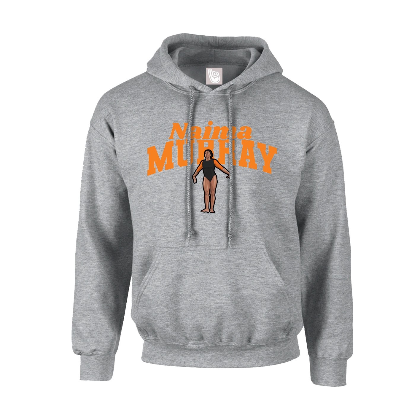 Youth Hoodie — Signature Arch in Grey