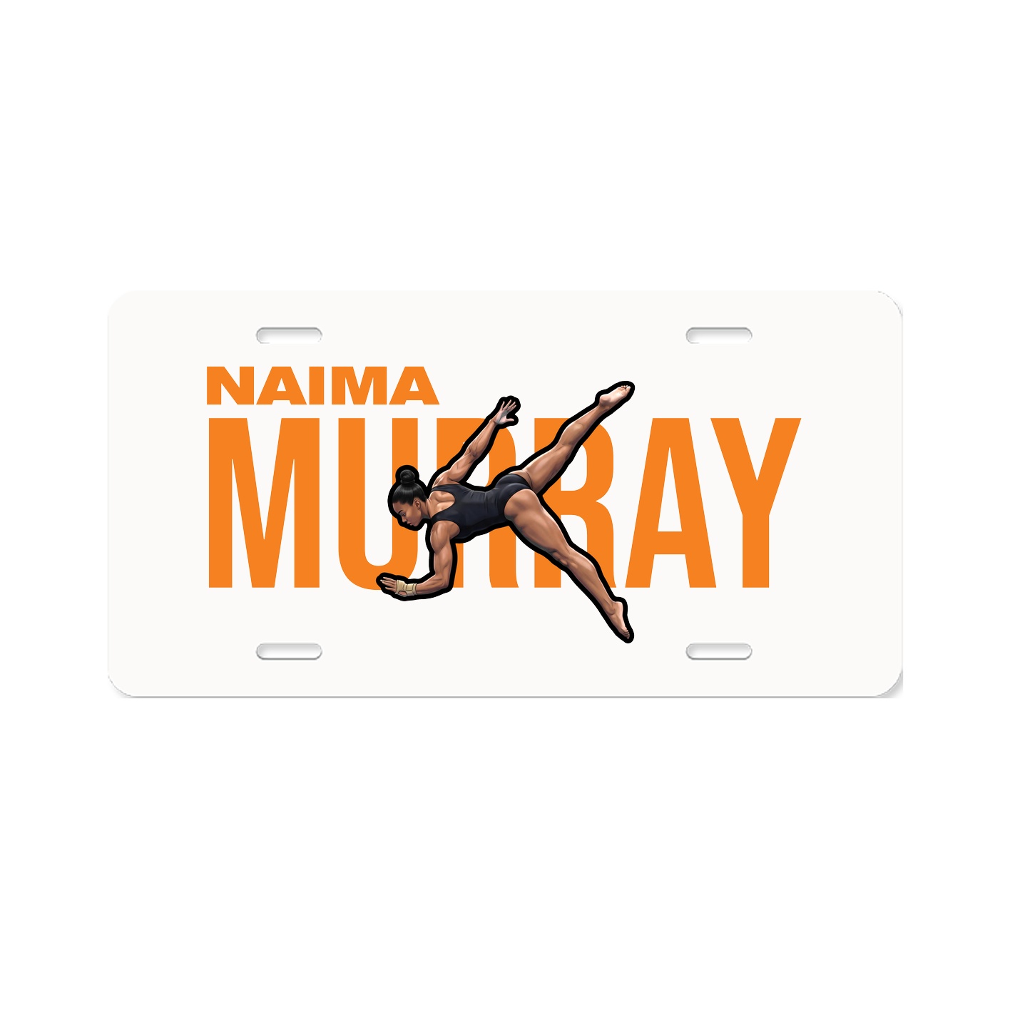 License Plate — Player Name in Classic