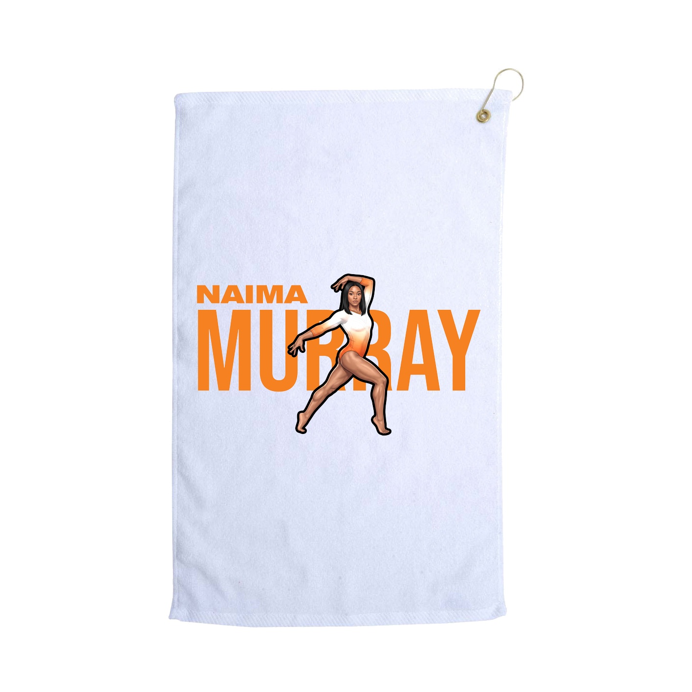 Golf Towel — Player Name in White