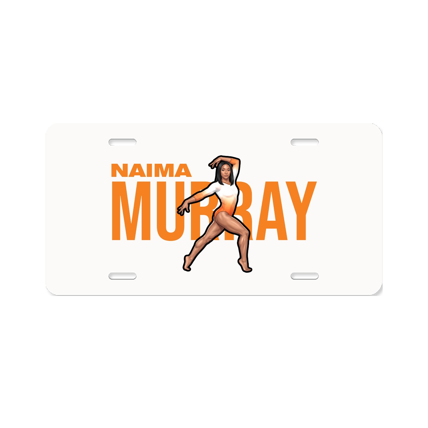 License Plate — Player Name in Classic
