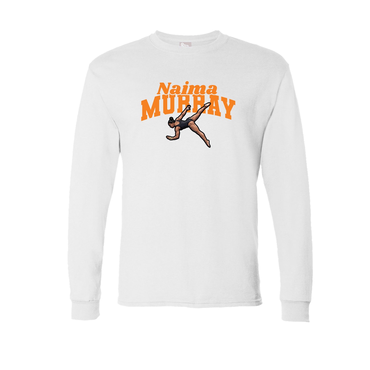 Long Sleeve Tee — Signature Arch in White