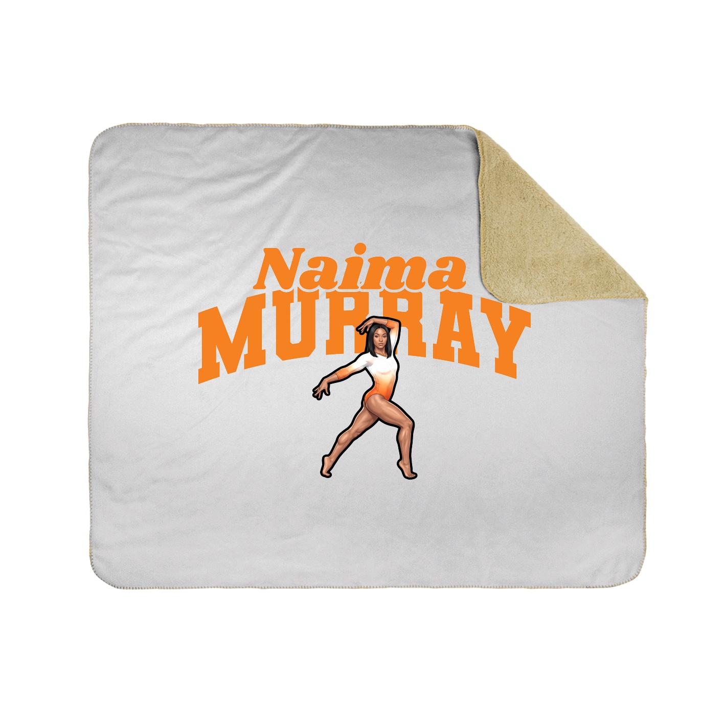 Throw Blanket — Signature Arch in White