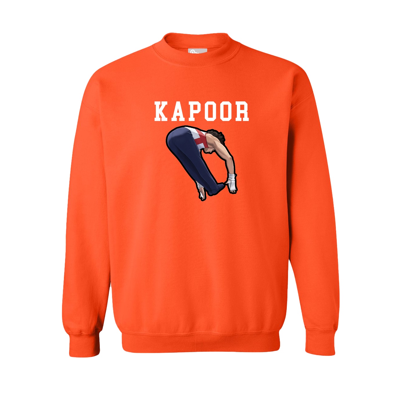 Fleece Crew — Shirsey in Orange