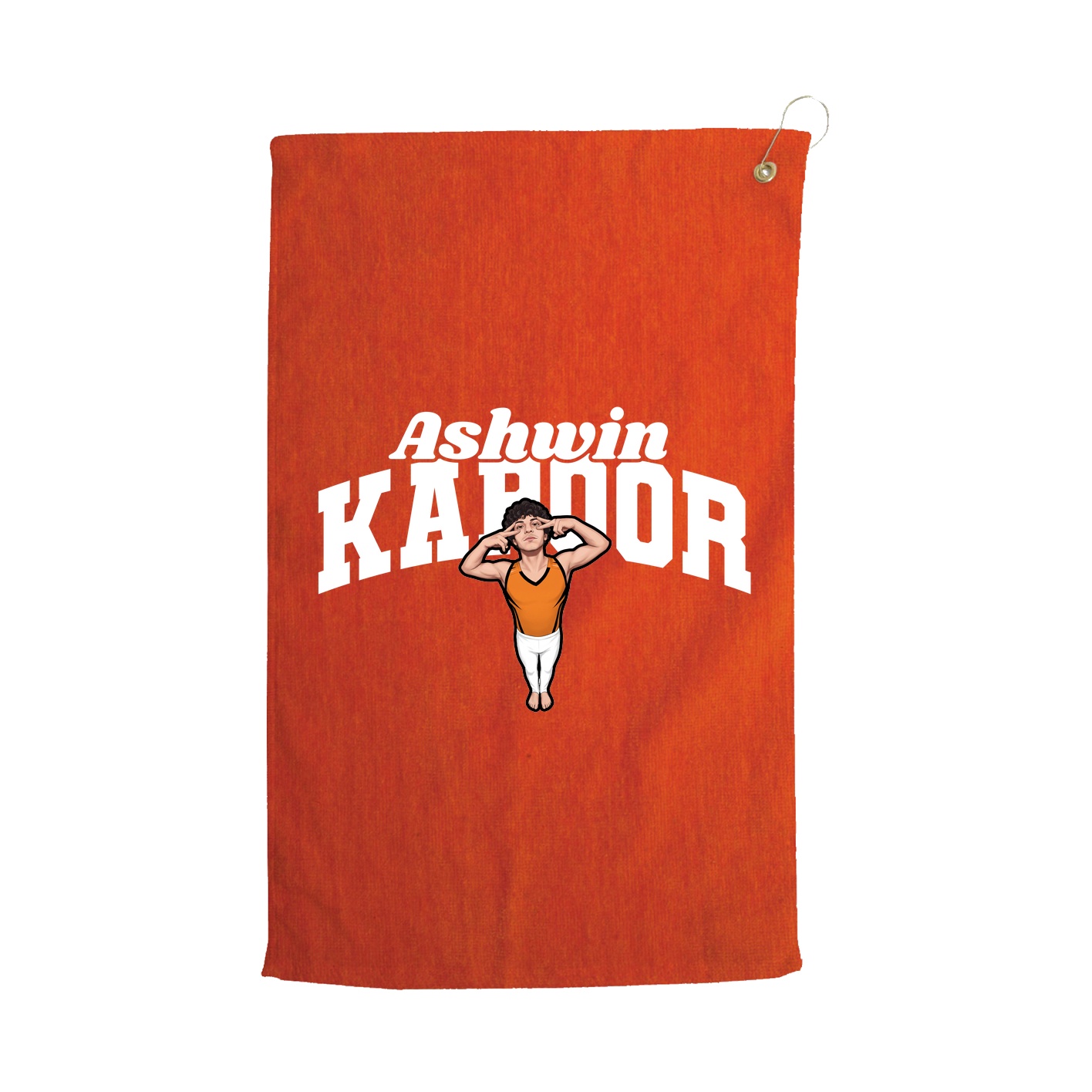 Golf Towel — Signature Arch in Orange