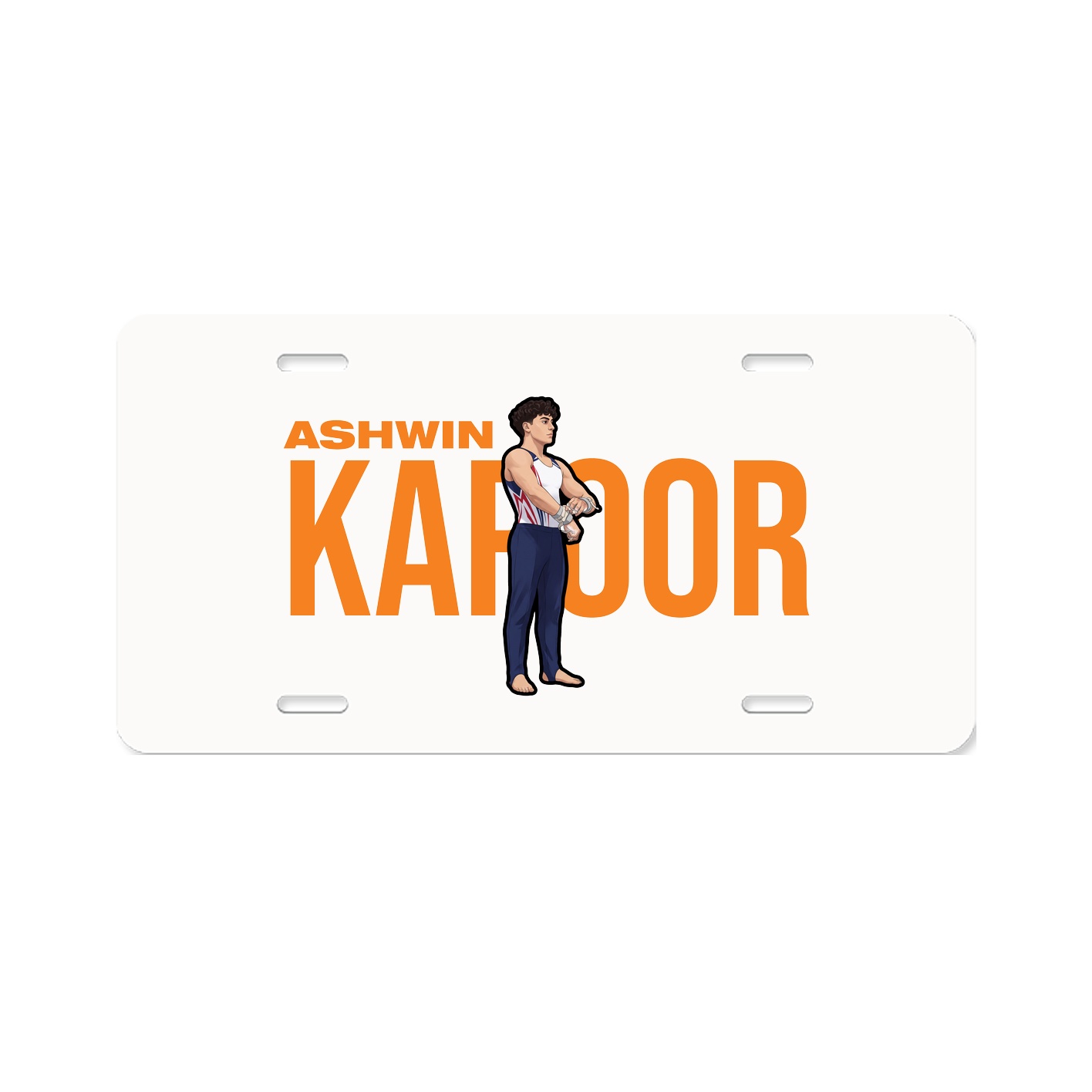 License Plate — Player Name in Classic