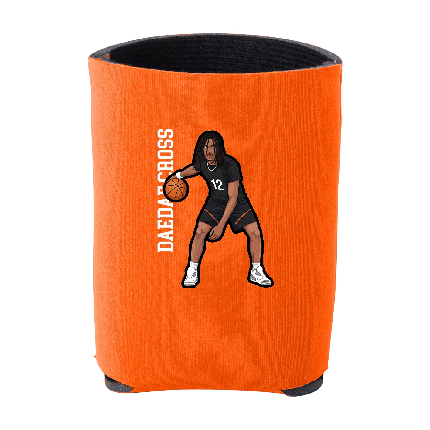 Can Holder — Name Vertical in Orange