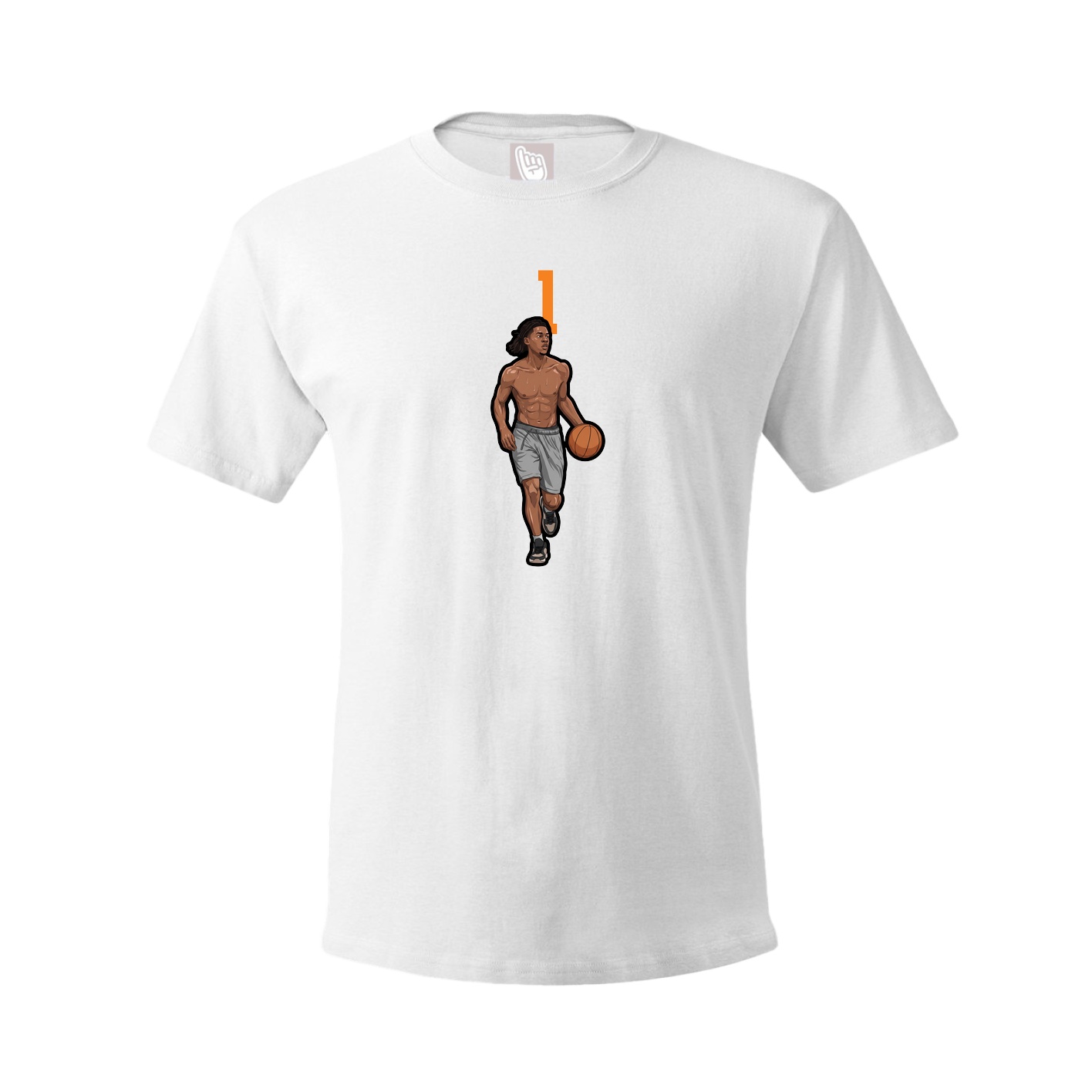 Tee — Number Top in White