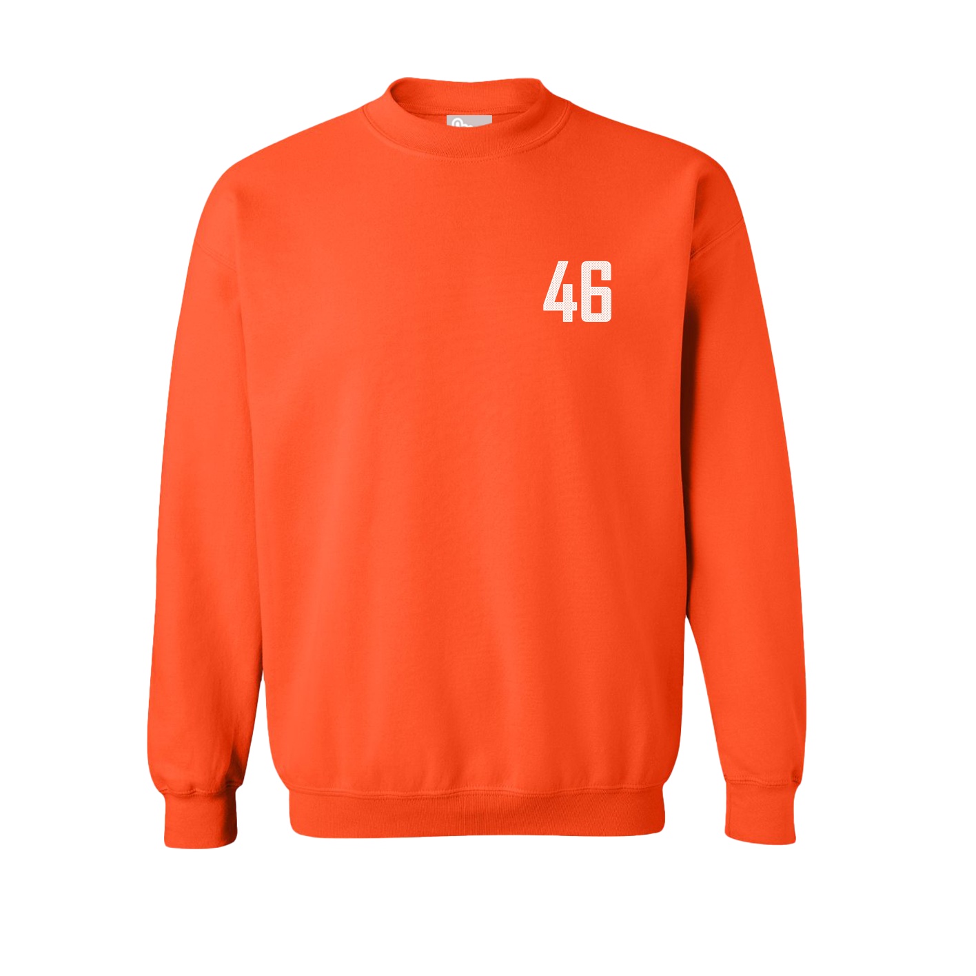 Fleece Crew — Front Shirsy in Orange