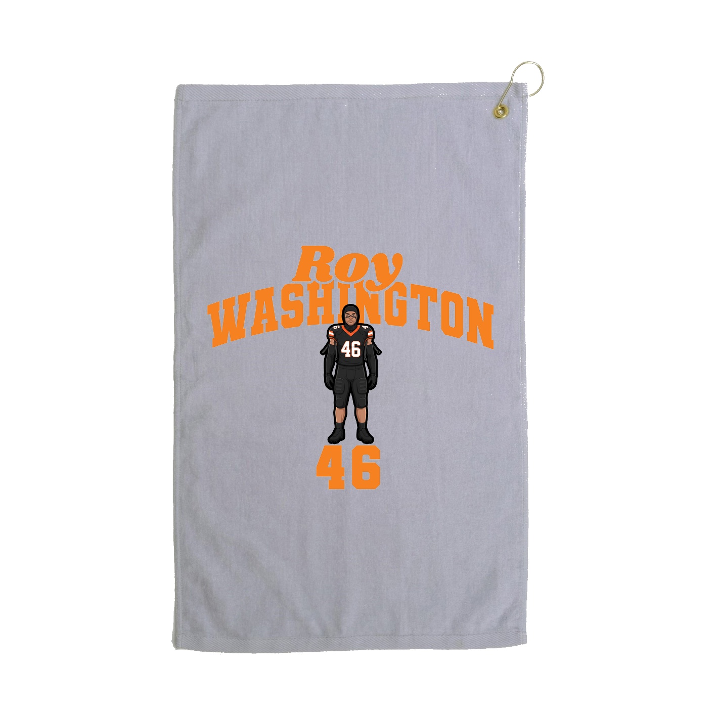 Golf Towel — Signature Arch in Grey