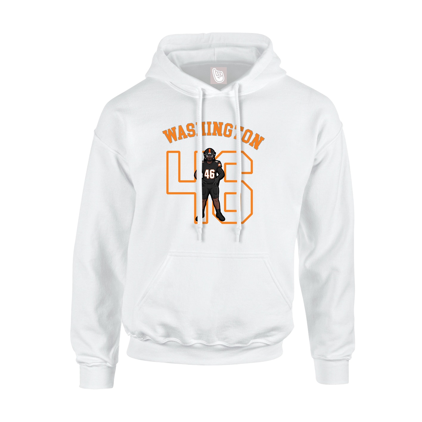 Hoodie — Shirsey Arch in White