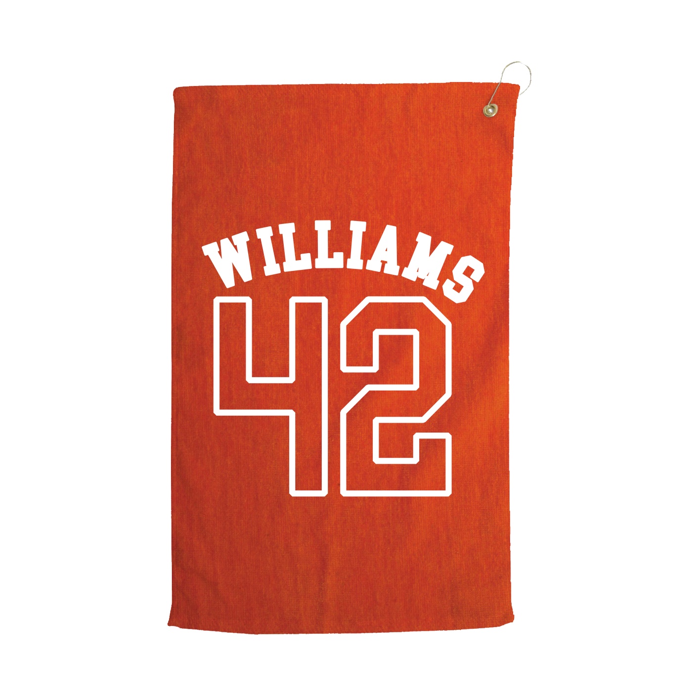 Golf Towel — Shirsey Arch in Orange