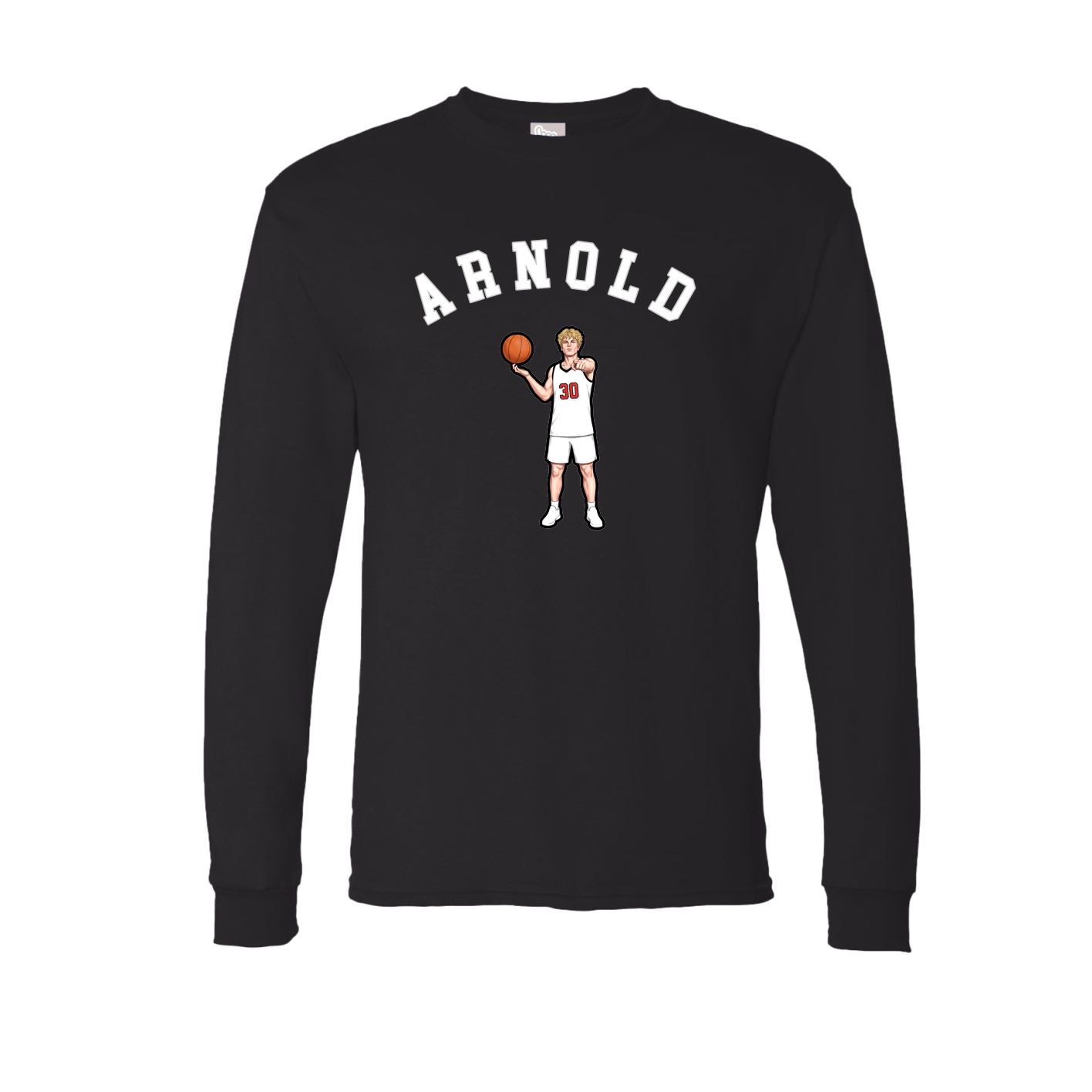 Long Sleeve Tee — Shirsey Arch in Black