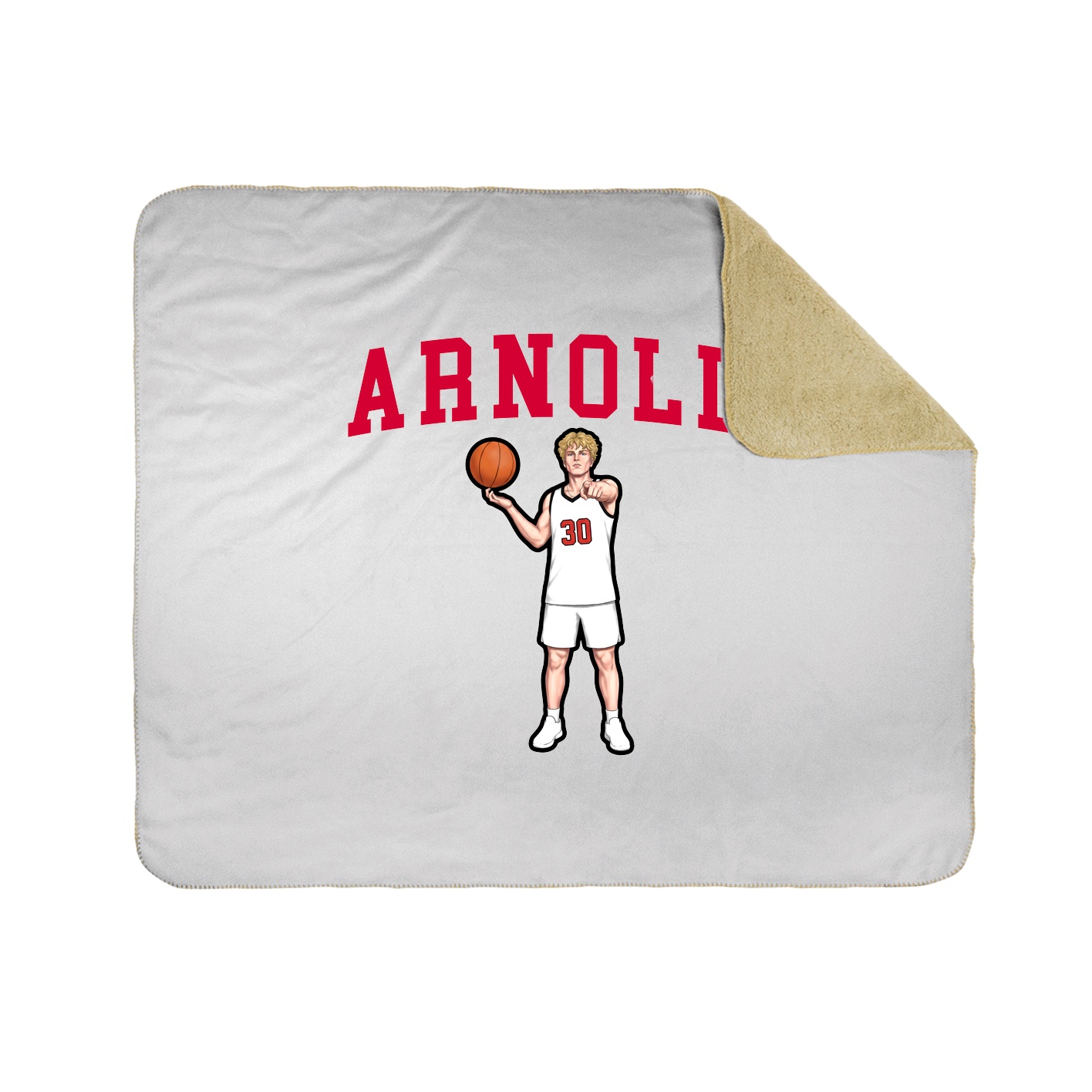 Throw Blanket — Shirsey in White