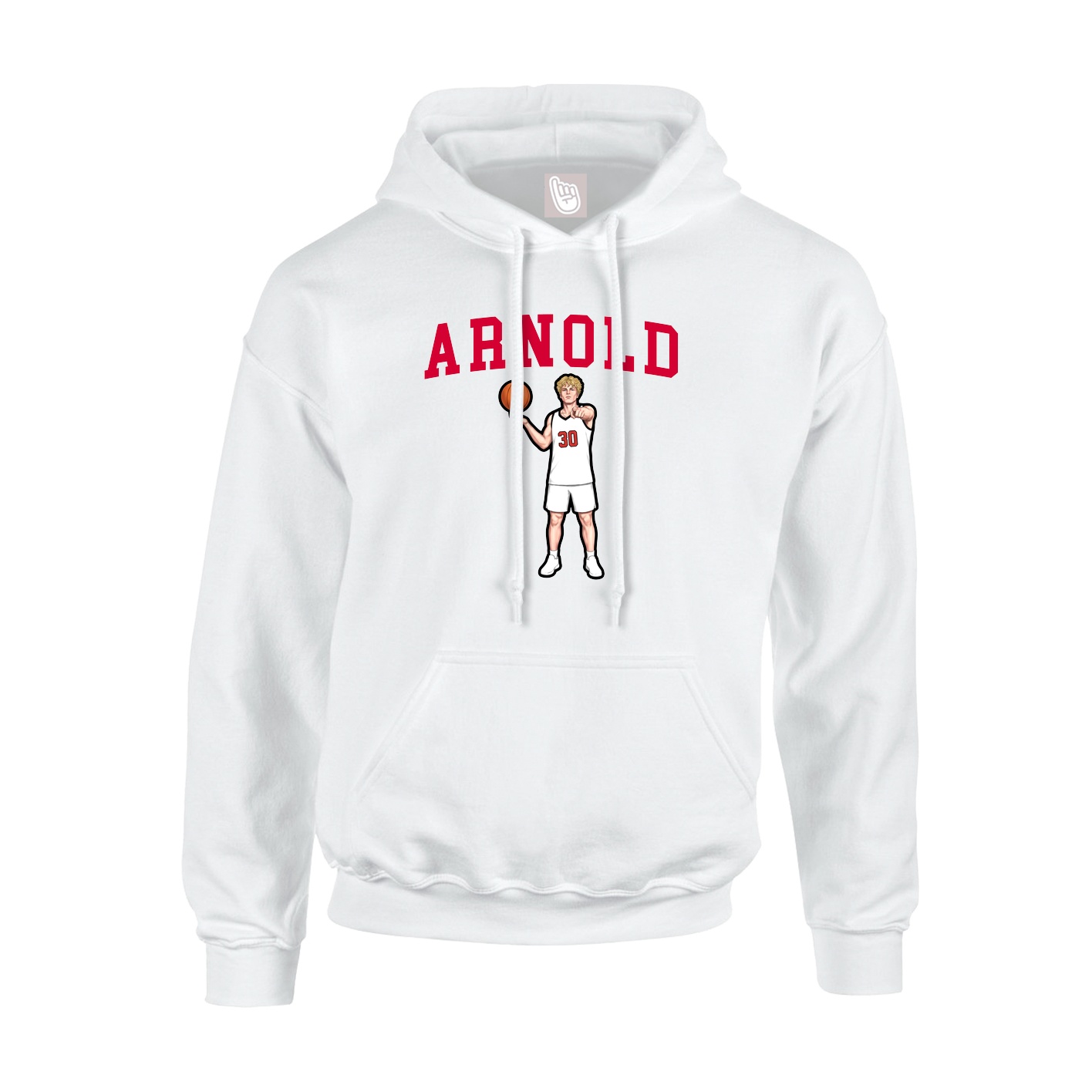 Hoodie — Shirsey in White