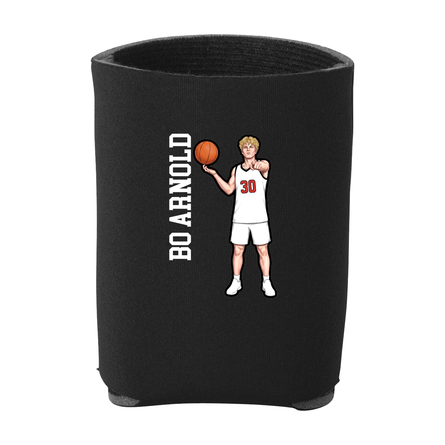Can Holder — Name Vertical in Black