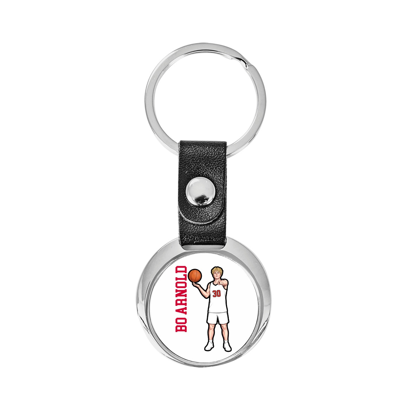Key Chain — Name Vertical in Classic