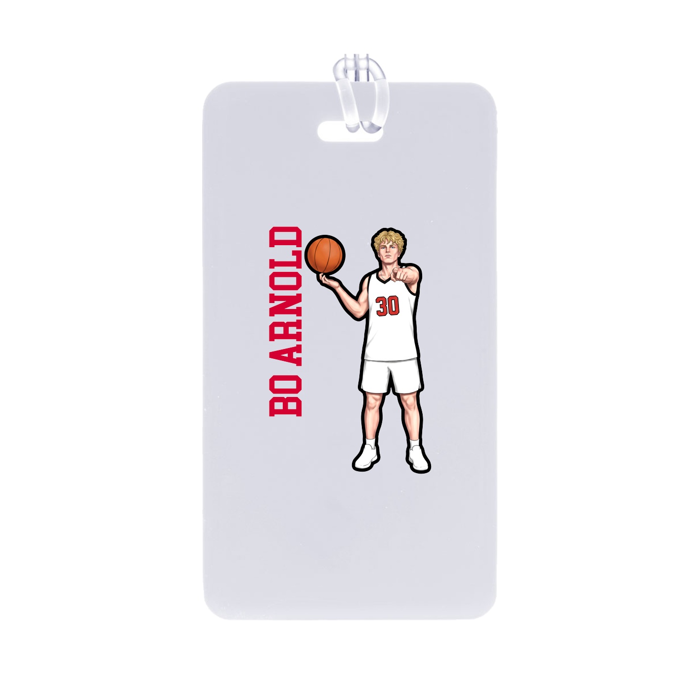 Bag Tag — Name Vertical in Classic