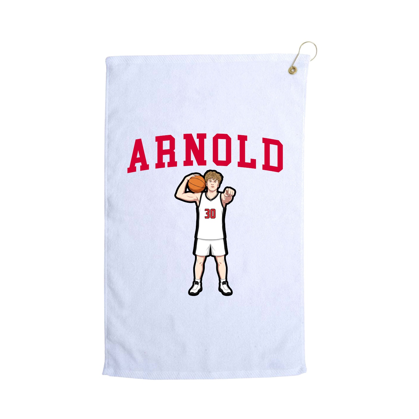 Golf Towel — Shirsey in White
