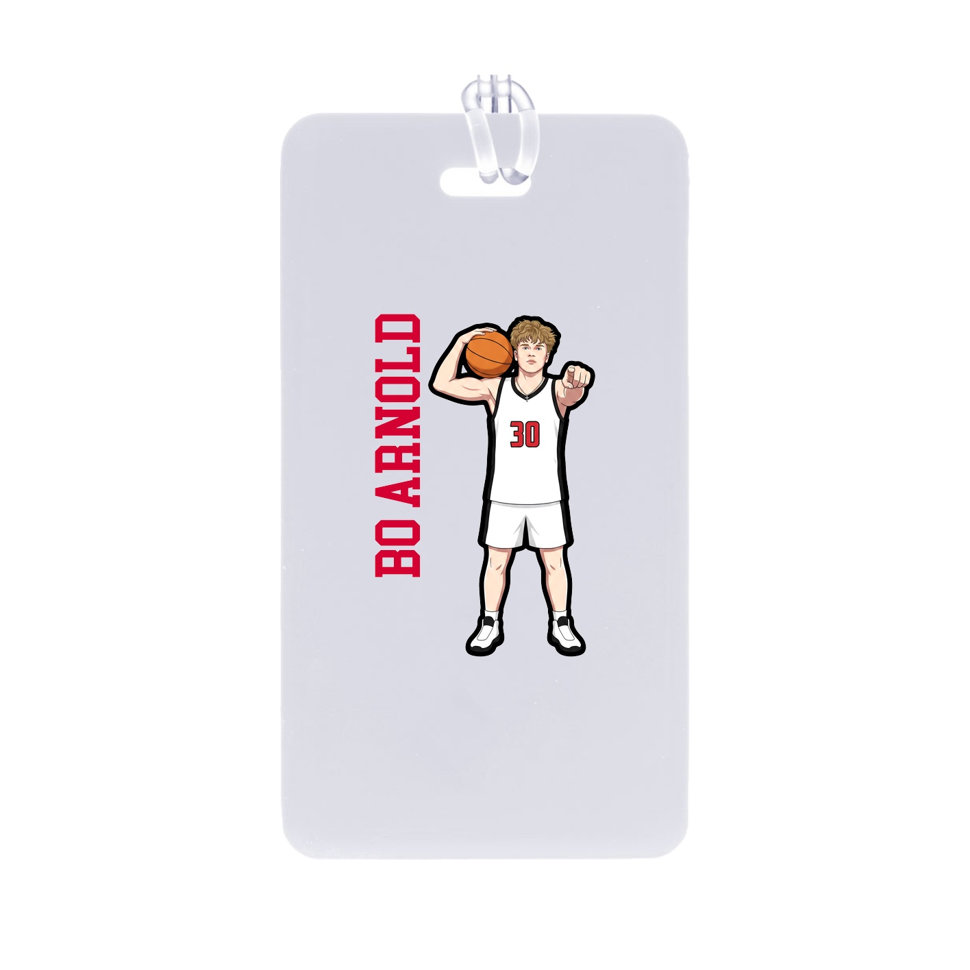 Bag Tag — Name Vertical in Classic