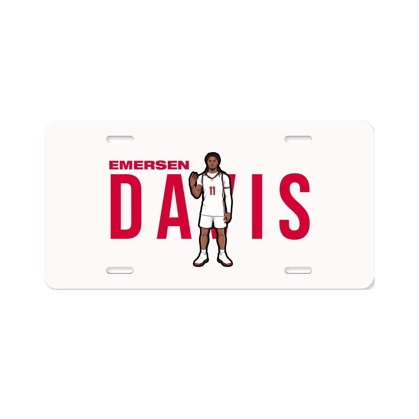 License Plate — Player Name in Classic