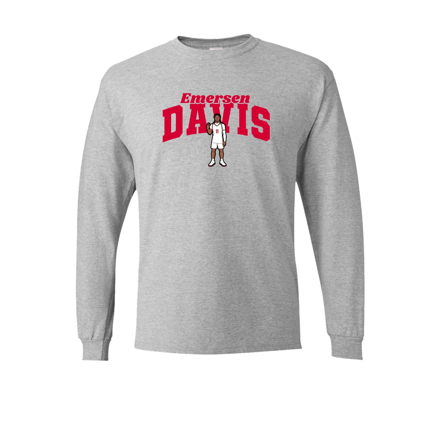 Long Sleeve Tee — Signature Arch in Grey