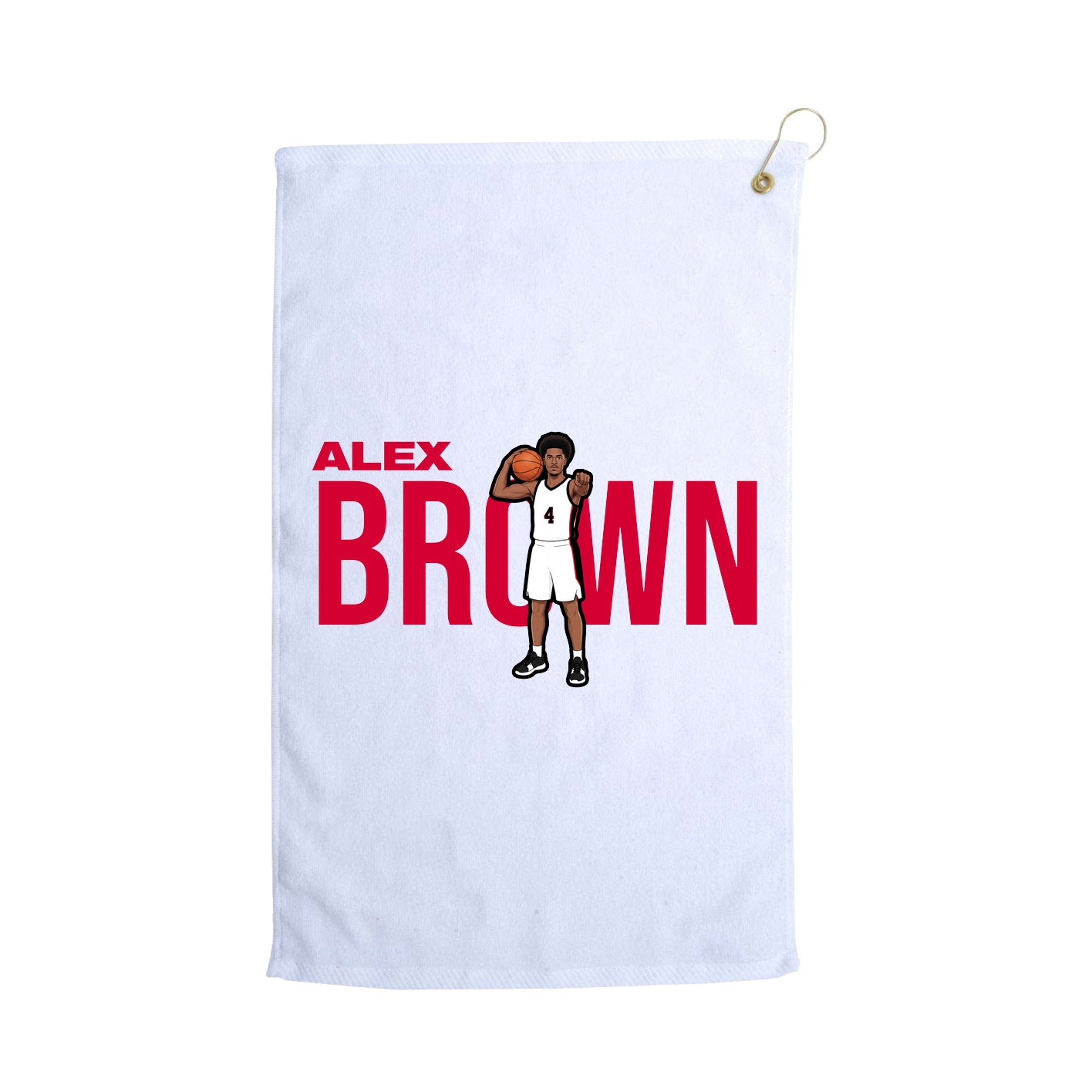 Golf Towel — Player Name in White