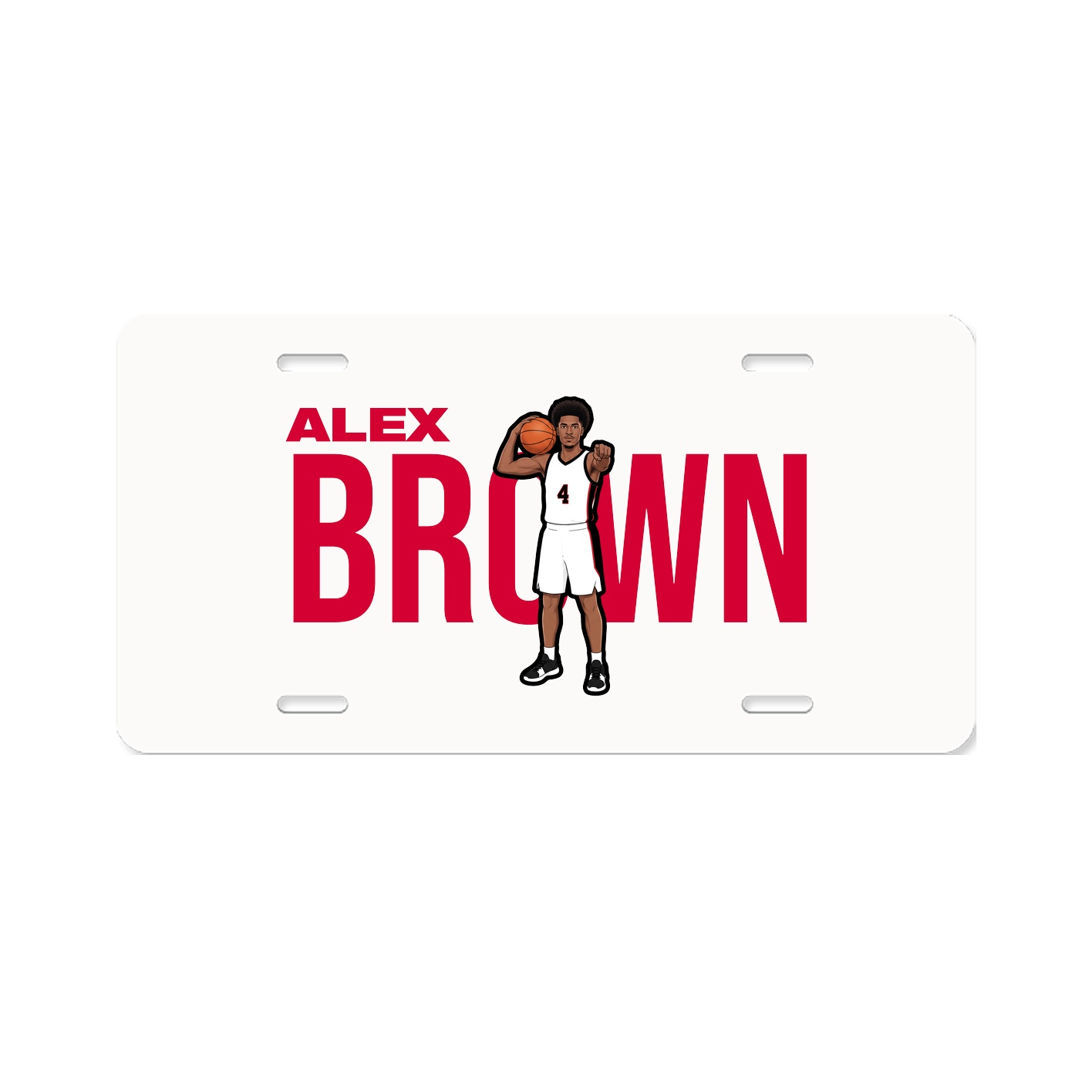 License Plate — Player Name in Classic