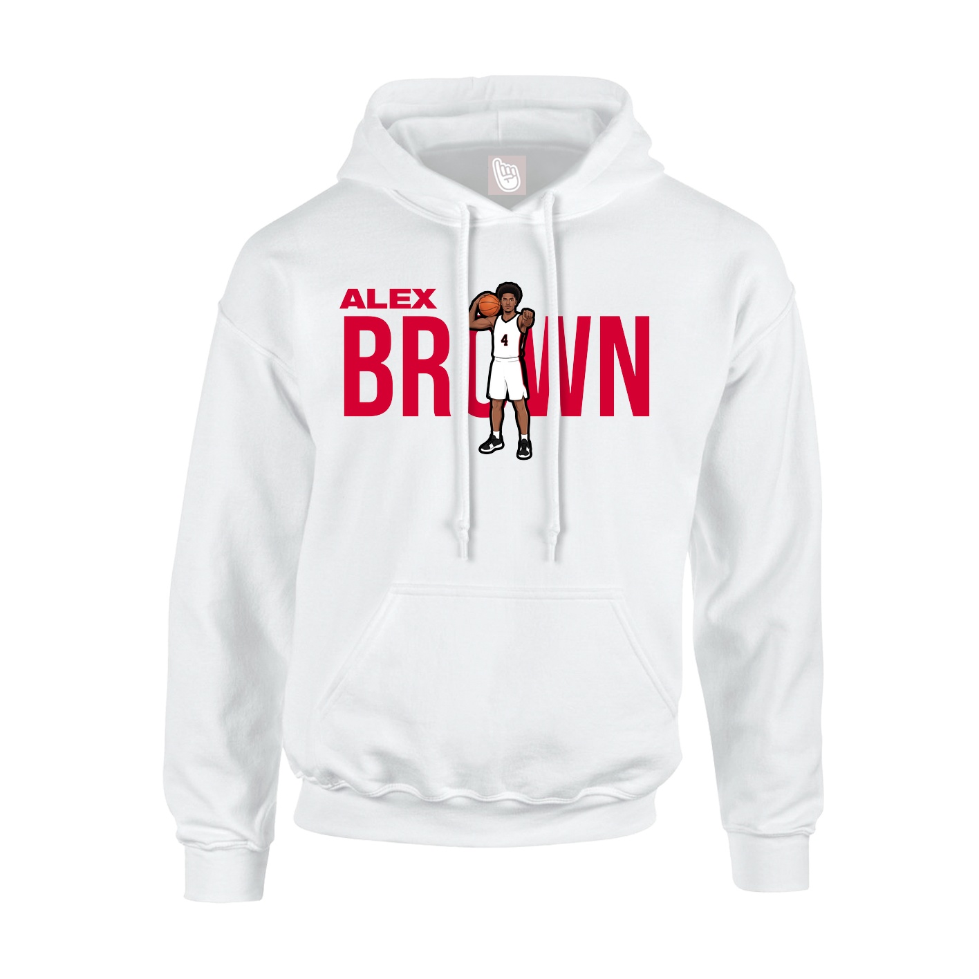 Hoodie — Player Name in White