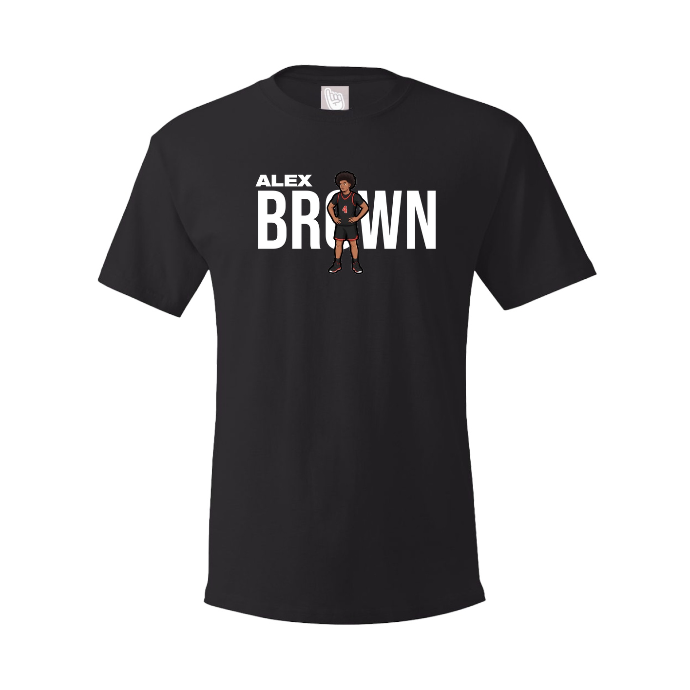 Youth Tee — Player Name in Black