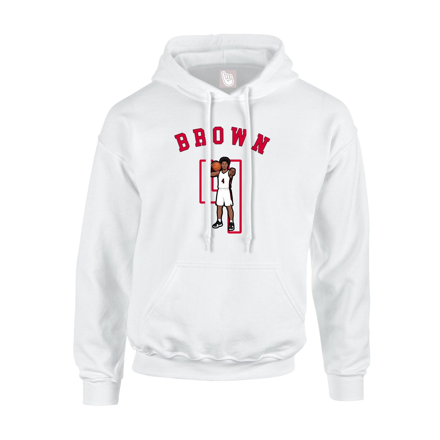 Youth Hoodie — Shirsey Arch in White