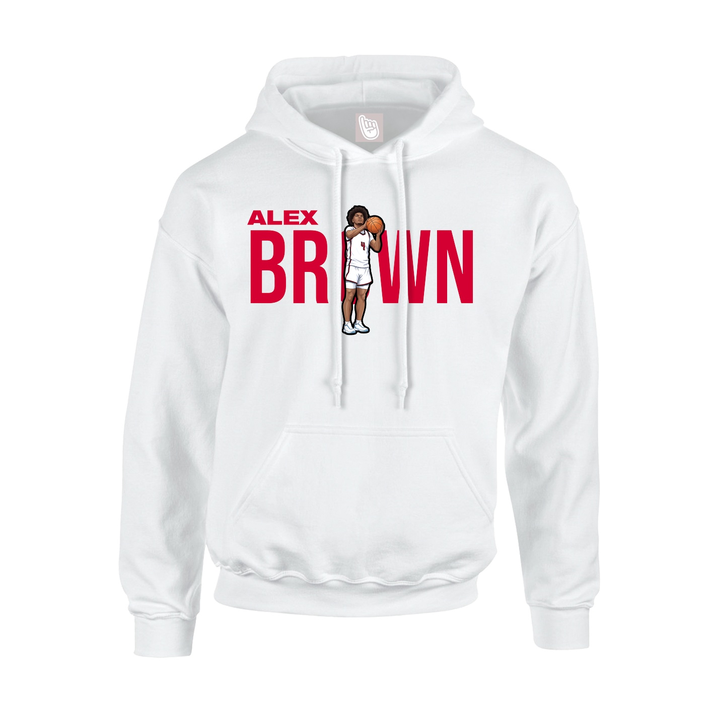 Hoodie — Player Name in White