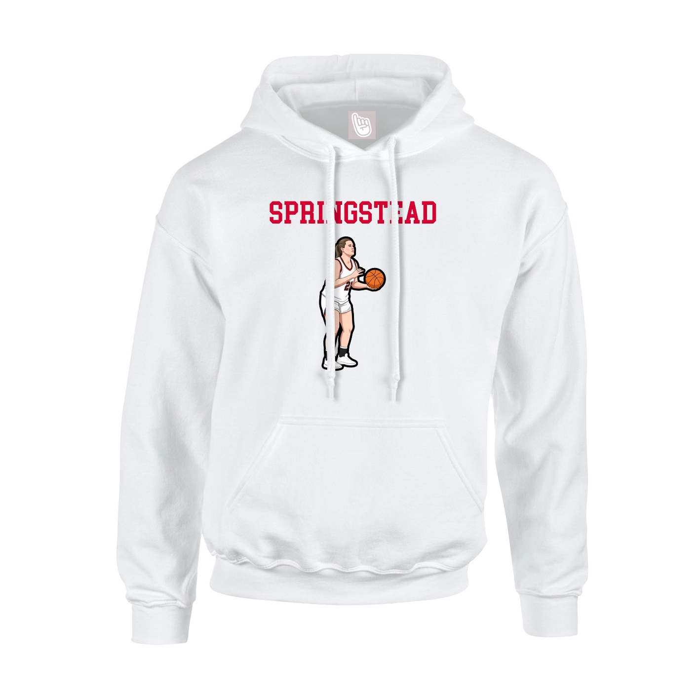 Hoodie — Shirsey in White
