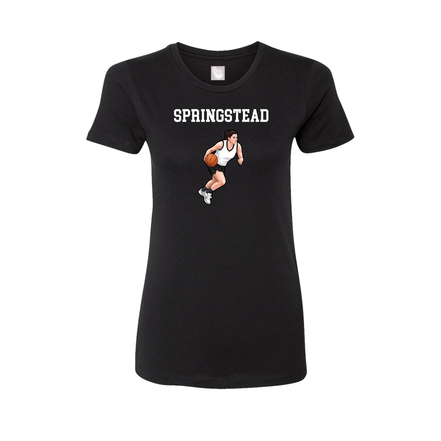 Fitted Women's Tee — Shirsey in Black