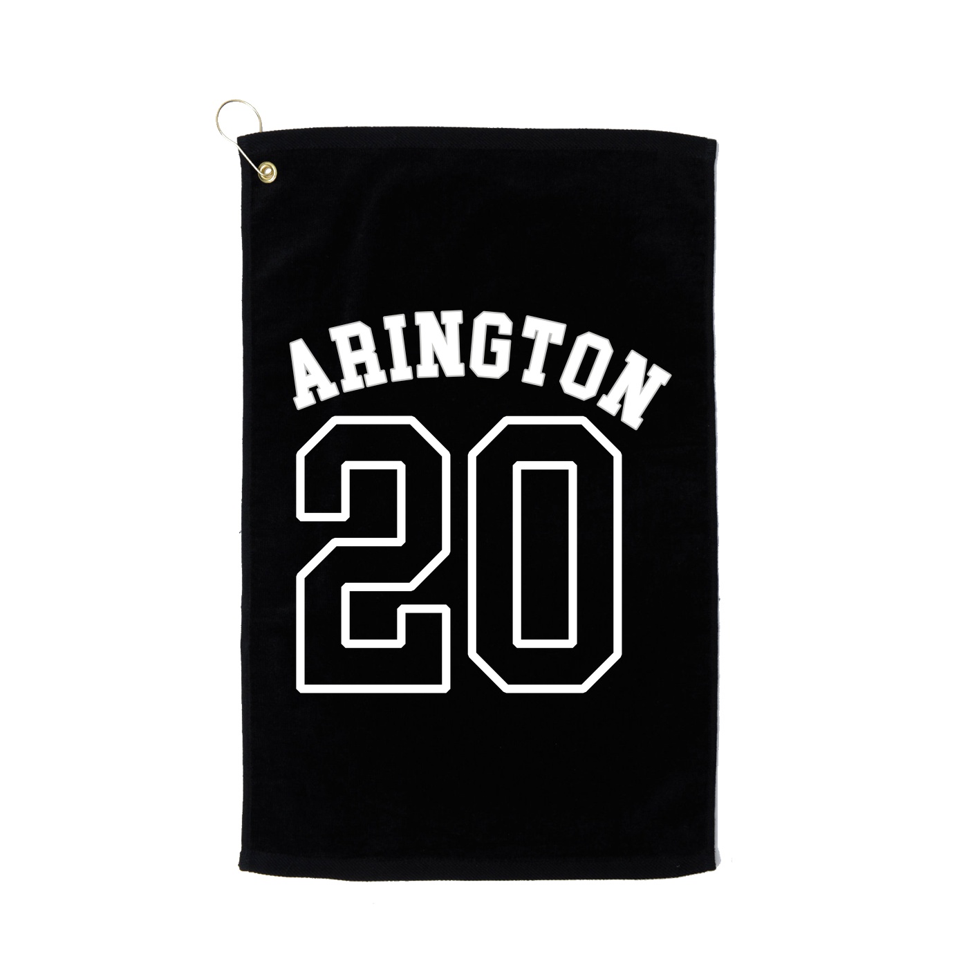 Golf Towel — Shirsey Arch in Black