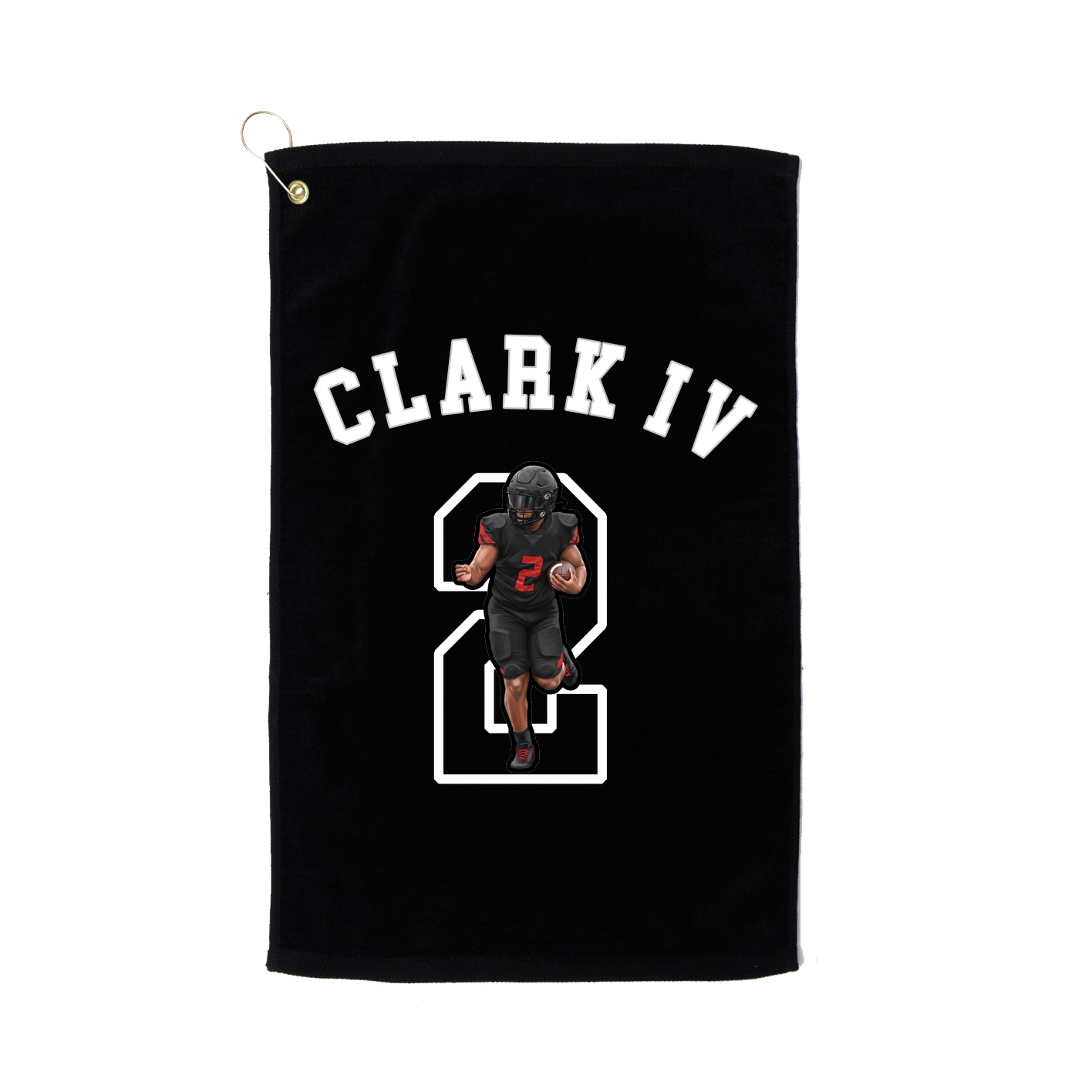 Golf Towel — Shirsey Arch in Black
