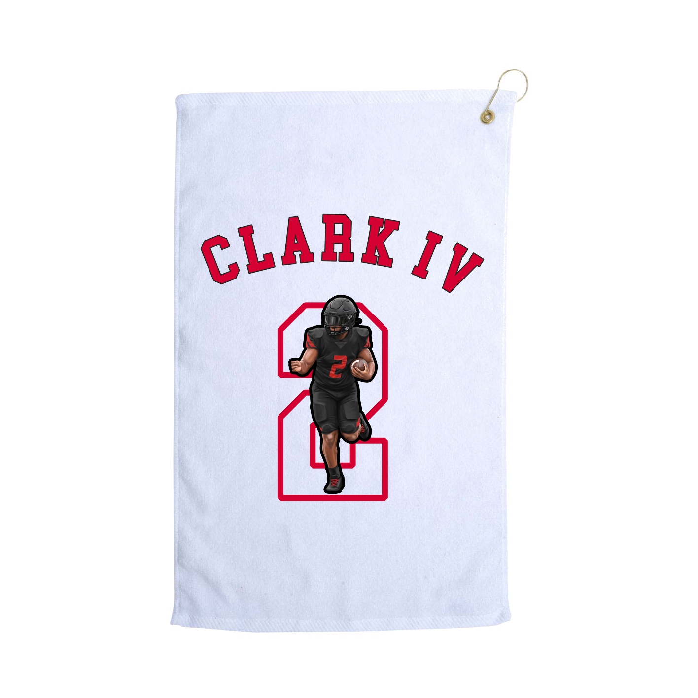 Golf Towel — Shirsey Arch in White