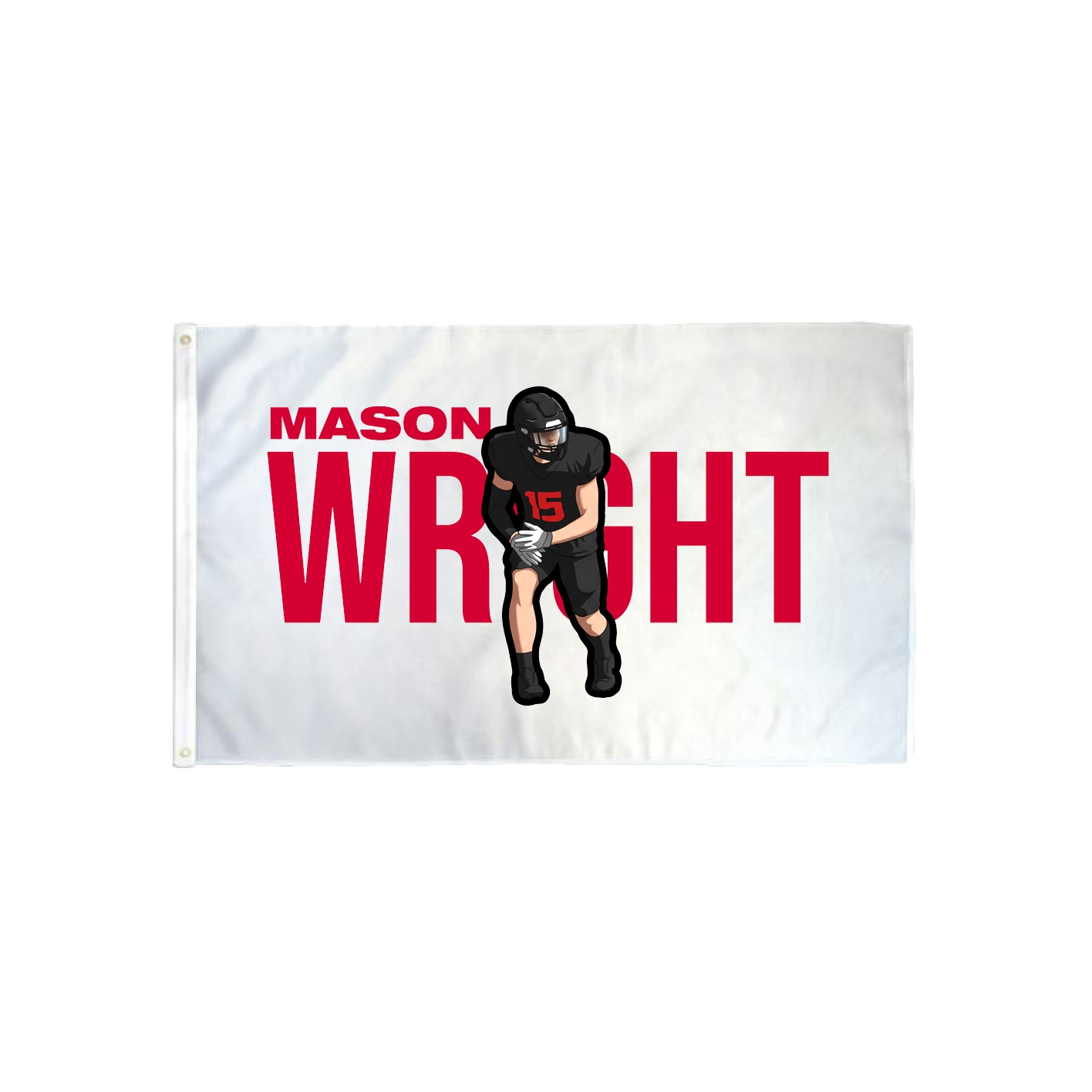 3x5 Flag — Player Name in Classic