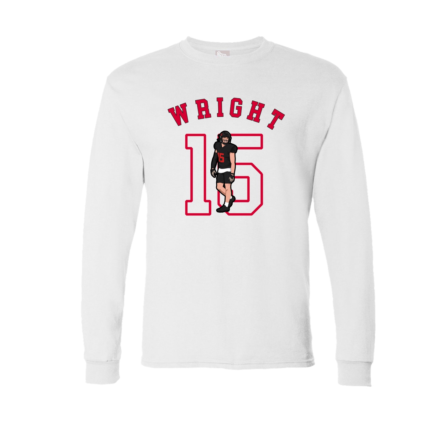 Long Sleeve Tee — Shirsey Arch in White