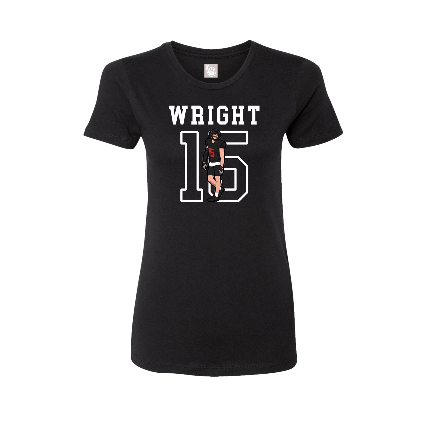 Fitted Women's Tee — Shirsey in Black