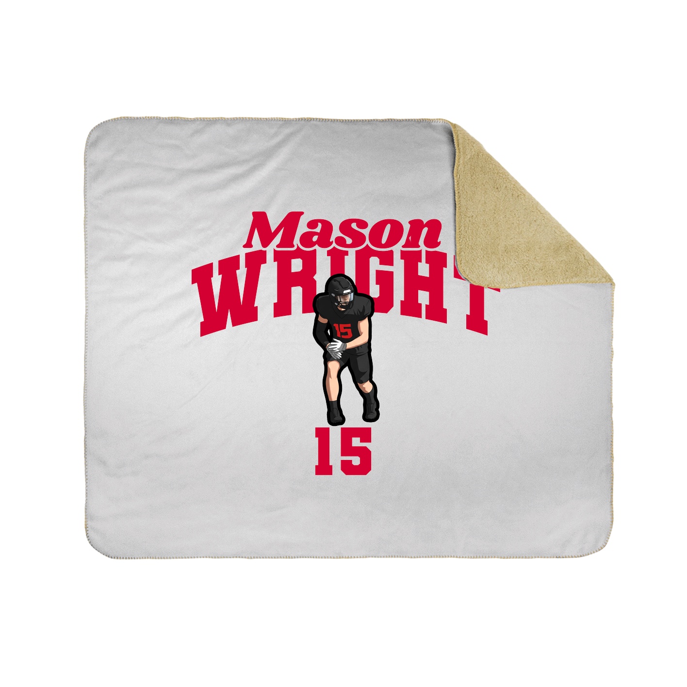 Throw Blanket — Signature Arch in White