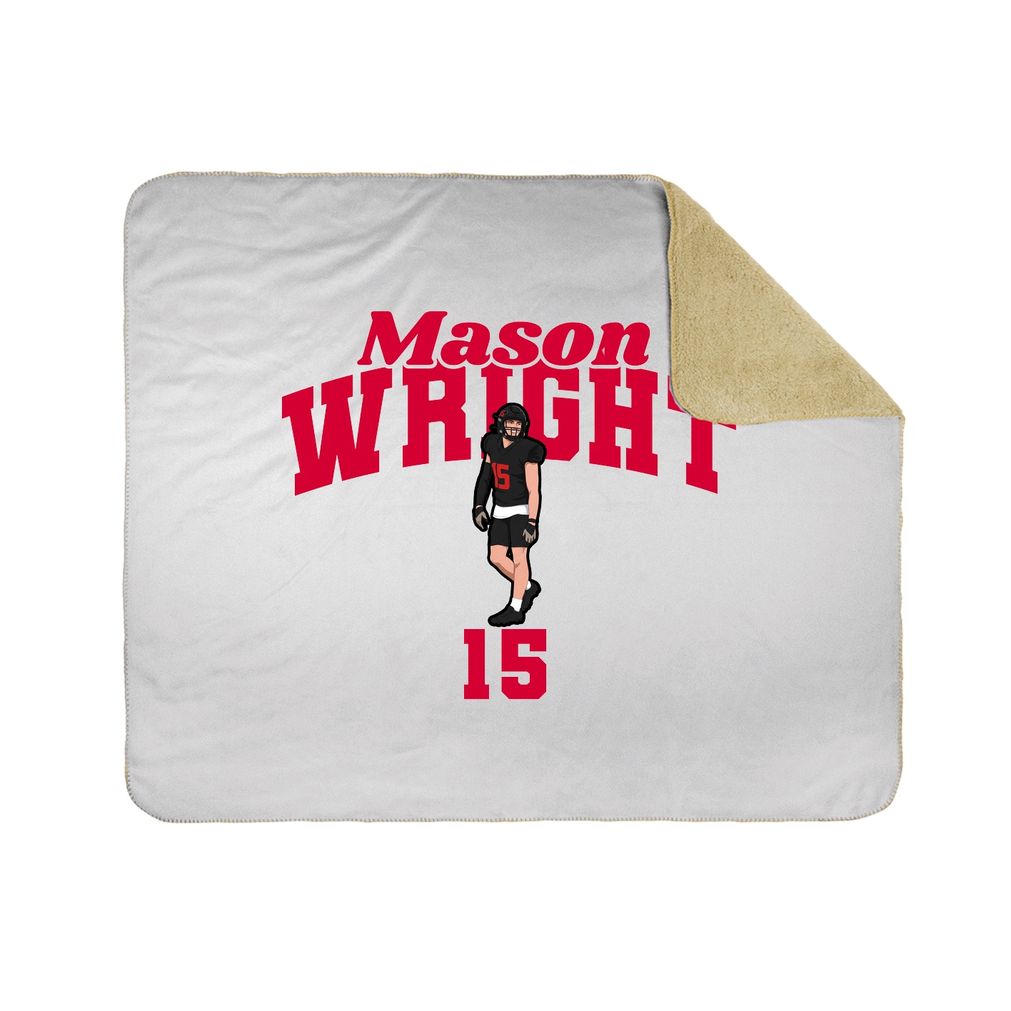 Throw Blanket — Signature Arch in White