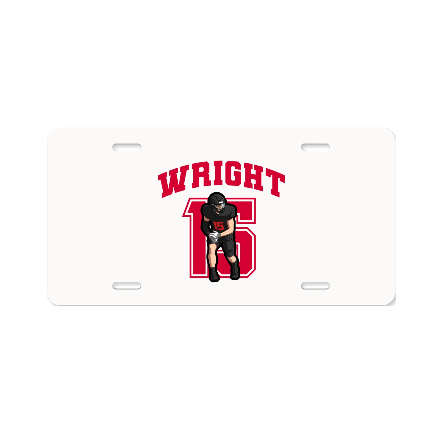 License Plate — Number in Classic