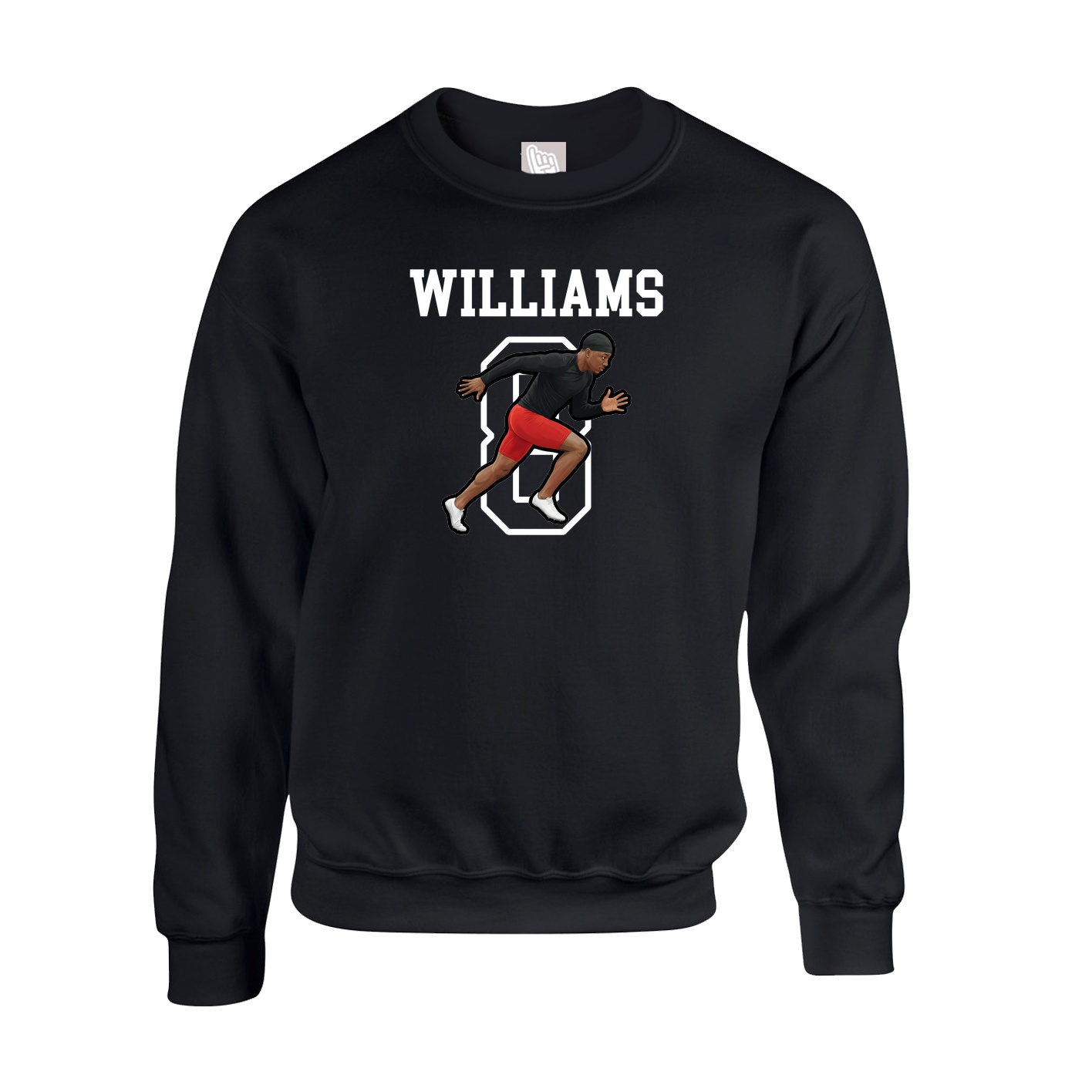 Fleece Crew — Shirsey in Black
