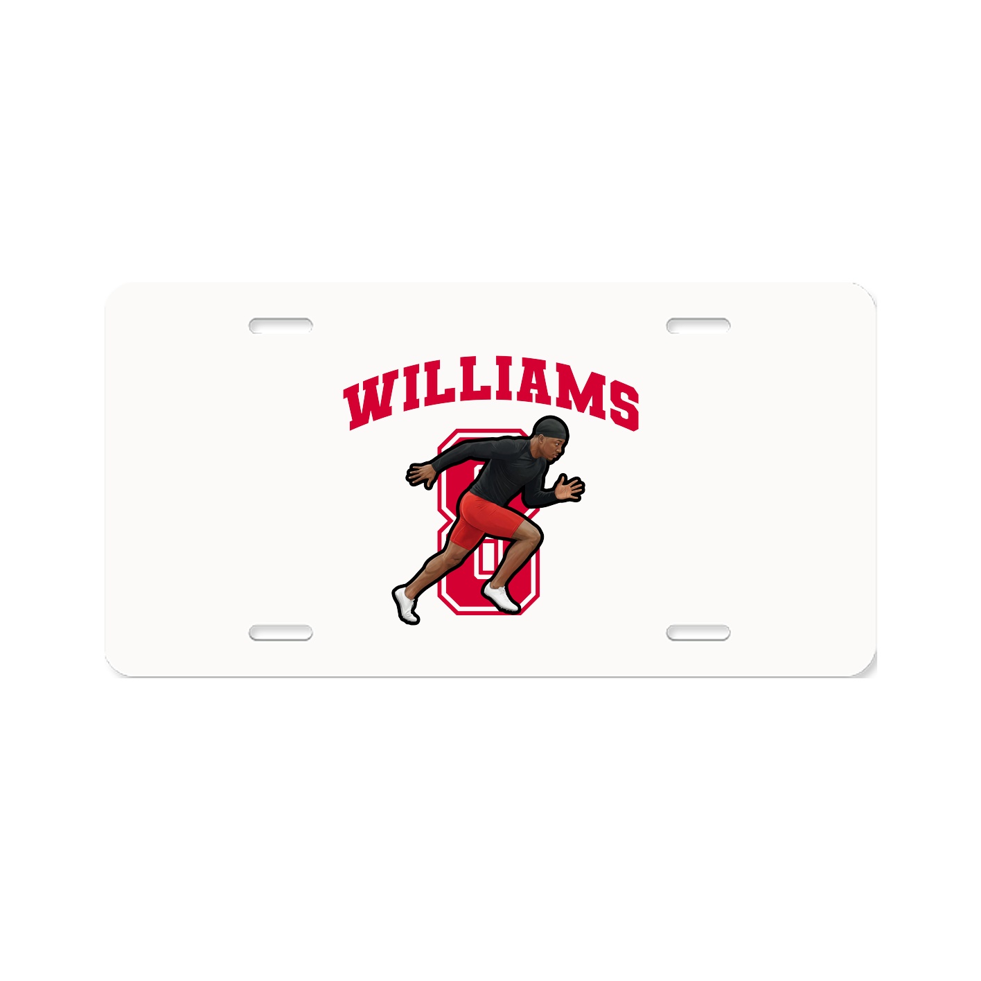 License Plate — Number in Classic