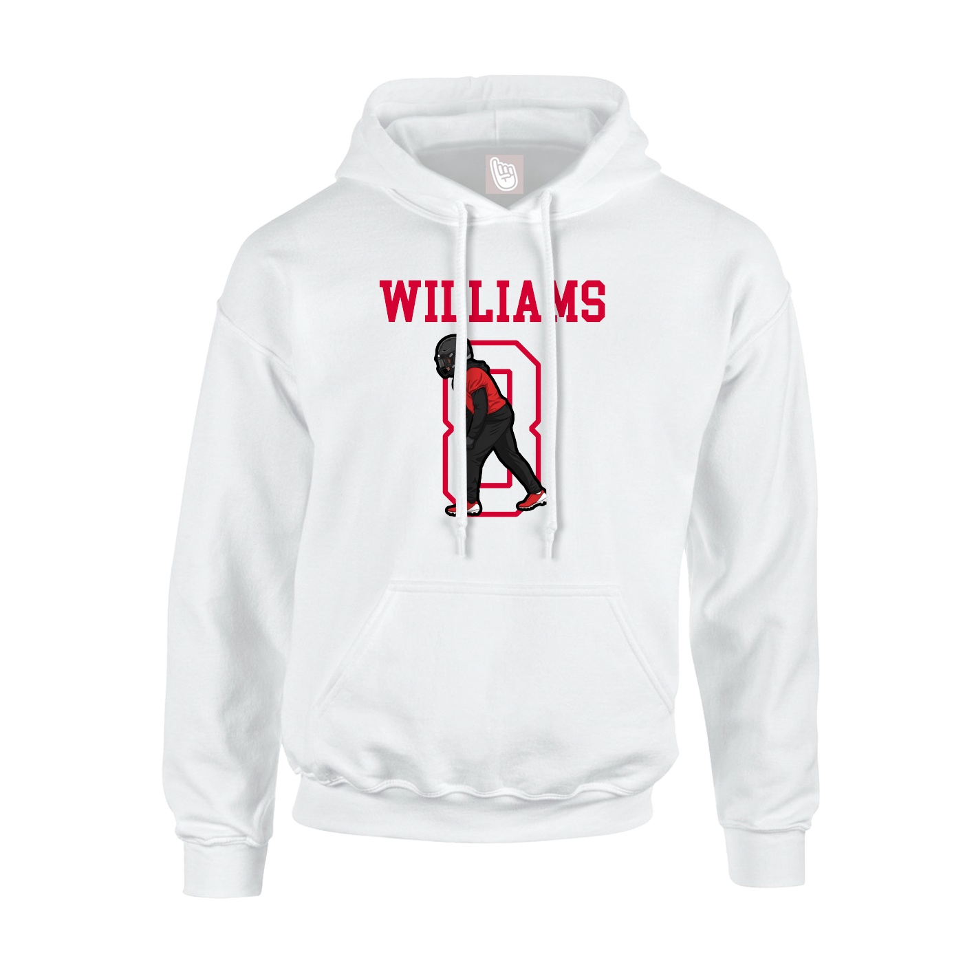 Hoodie — Shirsey in White