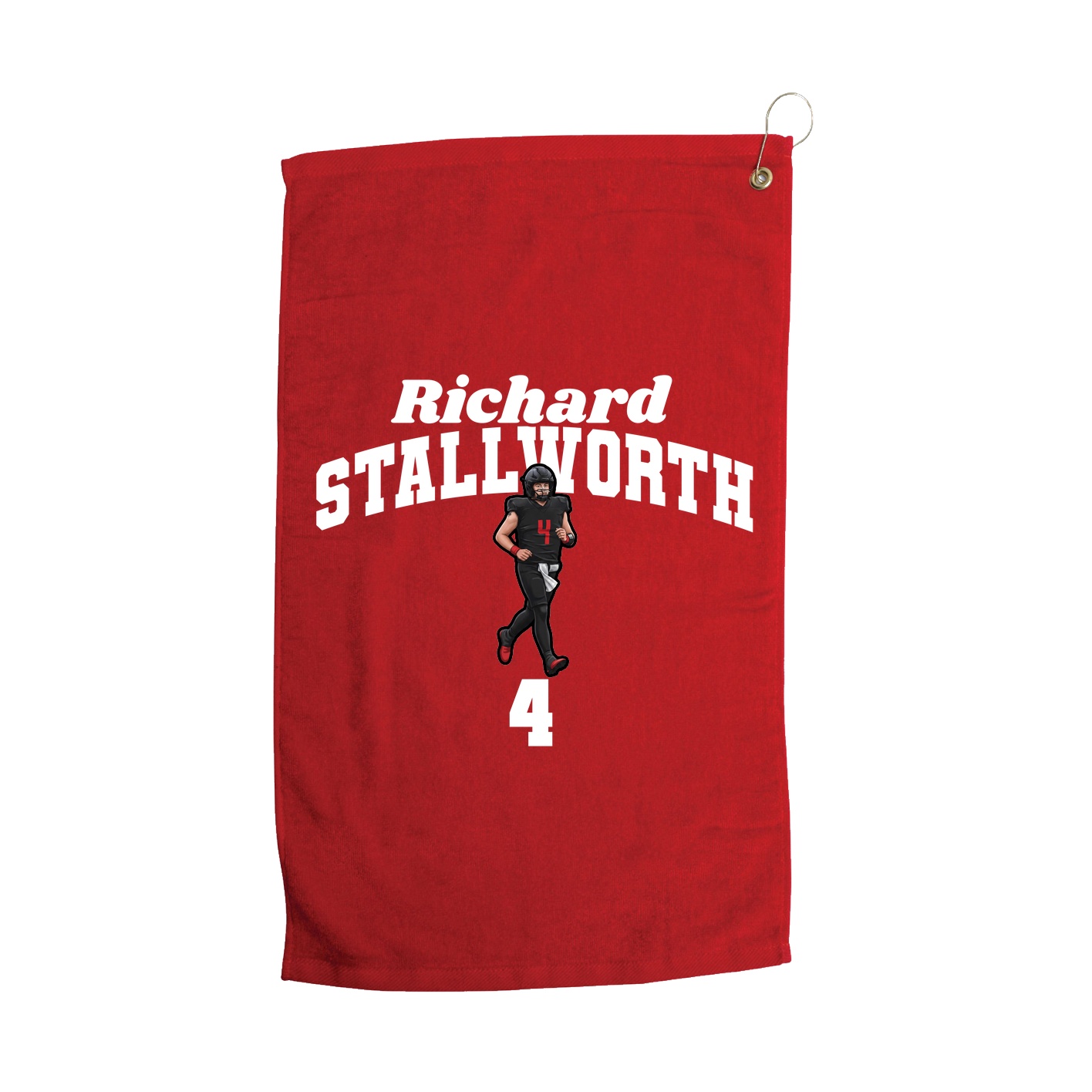 Golf Towel — Signature Arch in Red