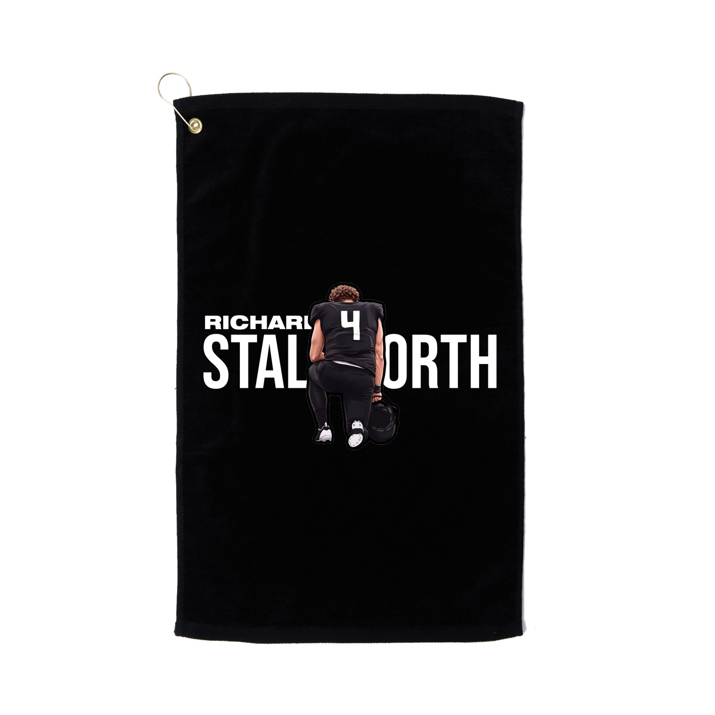 Golf Towel — Player Name in Black